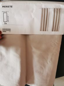 Curtains Beige - merete ikea