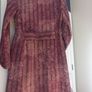 The Aine Collection Burgundy Wool Blend Brocade Coat  UK 10 Image 2