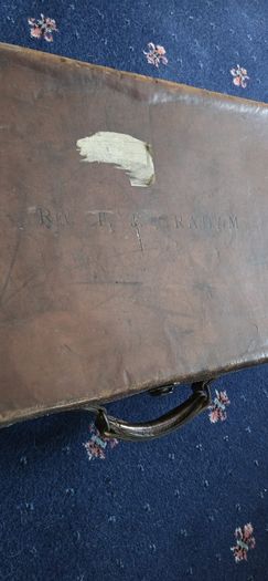 Vintage Leather Suitcase