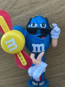 M&M blue character