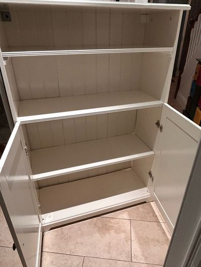 White Storage Cabinet / Bookcase