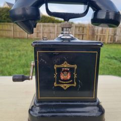 Danish antique crank desk telephone