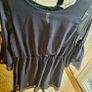 Lovely Girls Navy Chiffon H&M Dress Age 11 Yrs Image 5