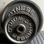 130kg Vintage Deep Dish World Fitness olympic weight plates Image 3