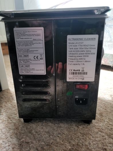 Creworks 2L Digital Ultrasonic Cleaning Machine 60W with heater and timer