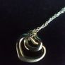 Tiffany and Co silver pendant, double Open Heart, Elsa Peretti Image 4