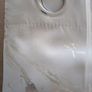 silver and white marble effect lined eyelet curtains Image 2