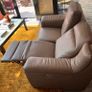 Italian leather two seater (recliner) Image 2