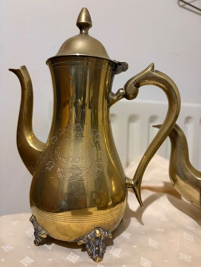 Vintage Ornate 4-Piece E.P.N.S. Tea & Coffee Service Set