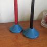 Cath Kidston candleholders ( 2) with 2 Free Candles Image 4