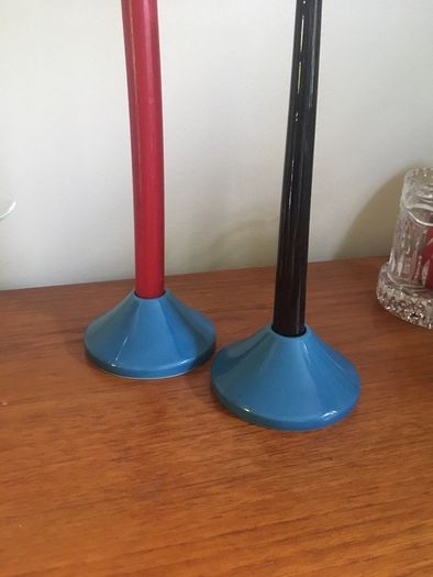 Cath Kidston candleholders ( 2) with 2 Free Candles
