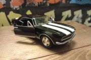 1967 Chevrolet Camaro Z-28 Black Kinsmart Toy Car Model 1/37 Scale Diecast Metal Car kids children gift present Collectable play