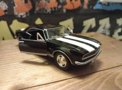 1967 Chevrolet Camaro Z-28 Black Kinsmart Toy Car Model 1/37 Scale Diecast Metal Car kids children gift present Collectable play