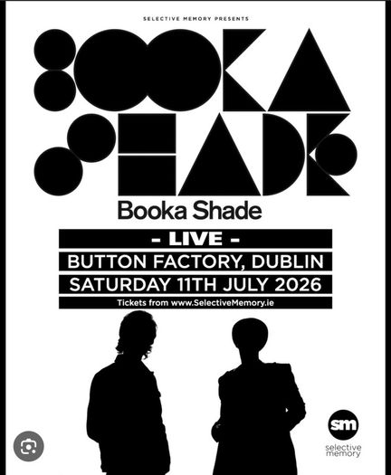 2x Booka Shade Tickets