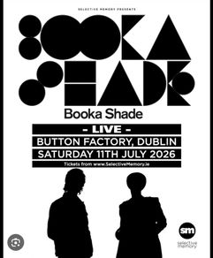 2x Booka Shade Tickets