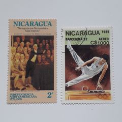 STAMPS - Lot - Nicaragua - Collectable or Crafting