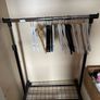 Clothes Rail Black/Chrome Image 3