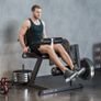 Seated Leg Extension and Curl Machine, Adjustable Leg Raise Machine and Curl Machine with Plate Loaded for Hip, Thigh, Lower Body Workout Image 3