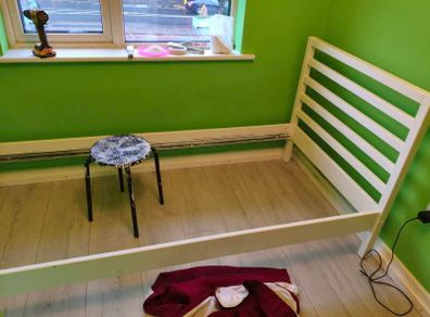 Single bed. Ikea