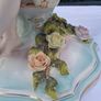 19th Century Hand Painted Dresden Porcelain Candle Stick (13") Image 7