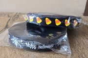 Halloween ribbon - candy corn + happy halloween