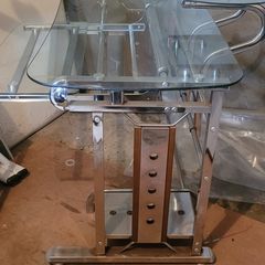 Glass desk