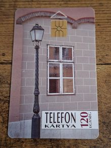 Hungary Phonecard "Budapest - Windows", used, 1993, 120 Units - free standard postage