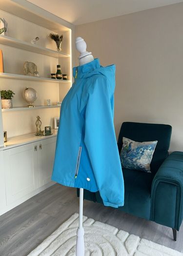 Ladies Blue Windbreaker Jacket from Dunnes Stores Size: UK 14 / EU 42