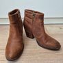 Tan leather boots Image 3