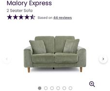 New in box Malory Express 2 seater sofa