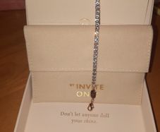 22C Gold Plated Rose Gold CZ Bracelet