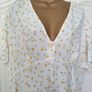 Dunnes white floral midi dress size xxl size 22-24 Postage included Image 4