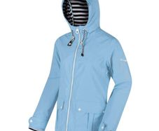 Regatta Bayeur Waterproof Rain Coat - Sky Blue - UK 12 - BNWOT RRP 80