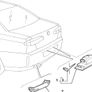 RH Rear Bumper Reflector (Alfa Romeo 166) Image 2