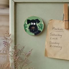 Hand painted wooden magnet!