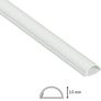 4 meter Micro Cable Trunking Multipack, Half Round Cable Hiders, Decorative Cable Tidy, Self-Adhesive Wire Covers - 4x 20mm (W) x 10mm (H) x 1-meter Lengths 12 Accessories White Image 3