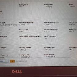 Dell Latitude 3510,i5 Cpu (10th gen) 16 GB, 512 GB Storage .