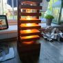 Hand crafted tiered lamp Image 2