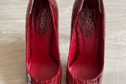 Red And Black Aldo Shoes