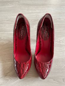 Red And Black Aldo Shoes