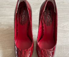 Red And Black Aldo Shoes