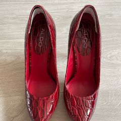 Red And Black Aldo Shoes