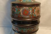Large Early Twentieth Century Japanese Champleve Bronze Case