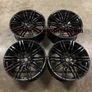 21" Inch Porsche Macan Turbo Style Alloy Wheels Gloss black 5x112 66.6 Image 5
