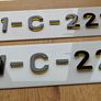 3D acrylic registration plate personalized Image 4