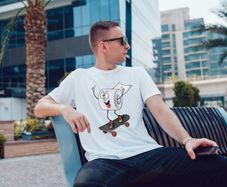 Crazy roll cool funny men's t-shirt tee top shirt great gift present idea