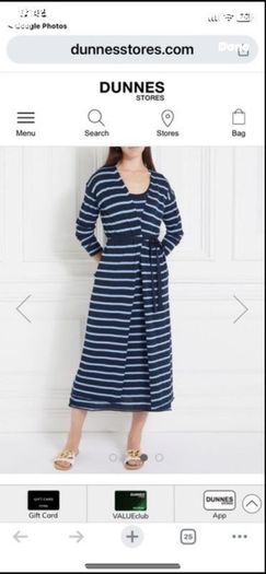 Cardigan & dress co-ord size 12 gallery navy & blue