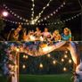 FREE P&P LED Outdoor Festoon Lights Mains Powered, 25FT Globe String Lights with 23pcs E12 Socket, 25Pcs G40 1W Plastic Bulbs Festoon Lights, Waterproof Garden Lights for Outside Patio Backyard Party Image 4