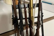 Vintage action man rifle rack