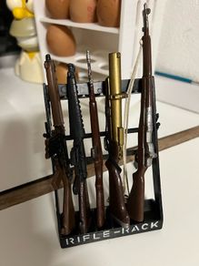 Vintage action man rifle rack